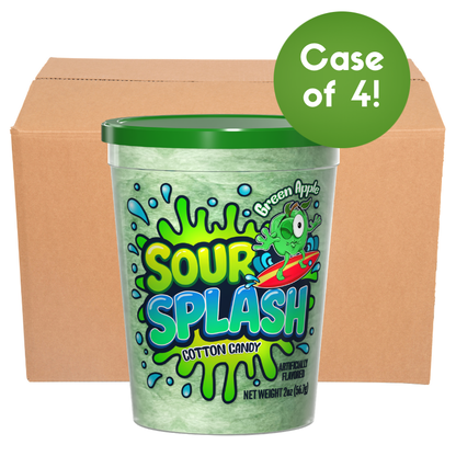 Sour Splash Green Apple Cotton Candy (4-pack)