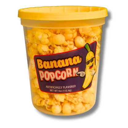 Banana Flavored Popcorn (4-pack)