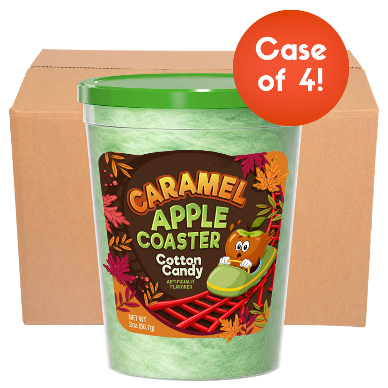 Caramel Apple Coaster Cotton Candy (4-pack)
