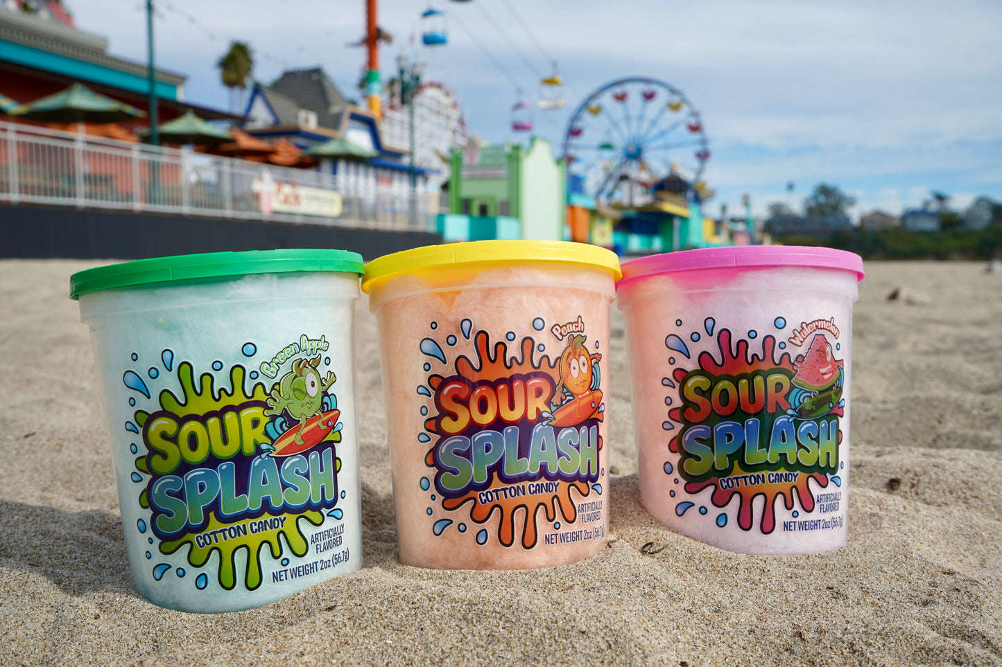 Sour Splash Watermelon Cotton Candy (4-pack)