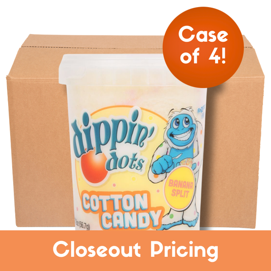 Dippin' Dots Banana Split Cotton Candy (4-pack)