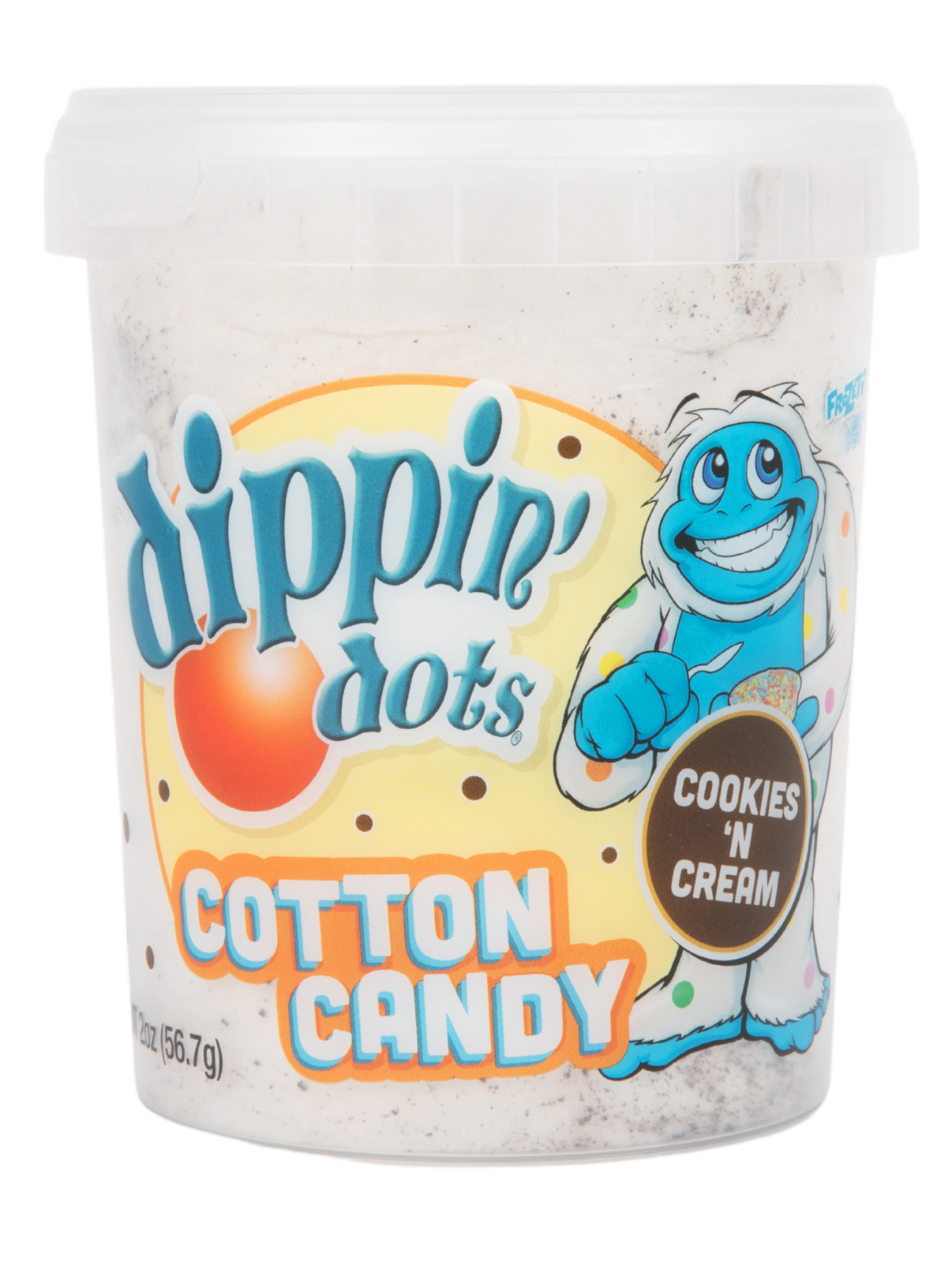 Dippin' Dots Cookies 'n Cream Cotton Candy Santa Cruz Fun Foods