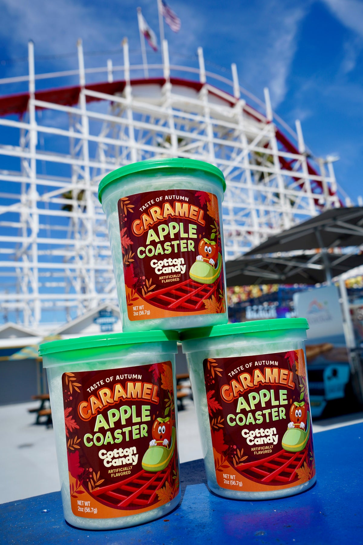 Caramel Apple Coaster Cotton Candy (4-pack)