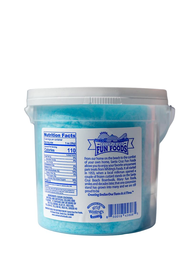 Raspberry Button Candy ICEE Blue Raspberry Cotton Candy (4-pack) – Santa Cruz Fun Foods