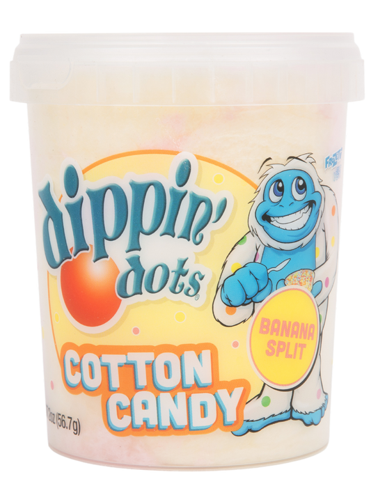 Dippin' Dots Banana Split Cotton Candy